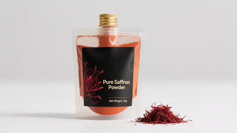 Saffron extract packets
