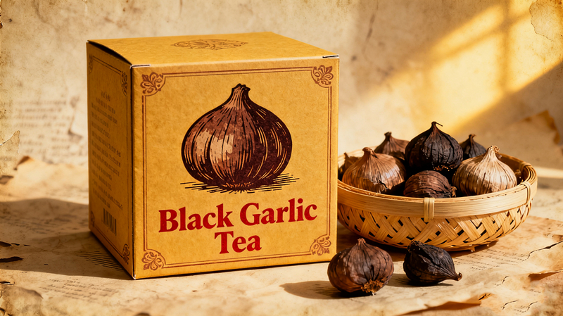 What is the best time to take black garlic tea?