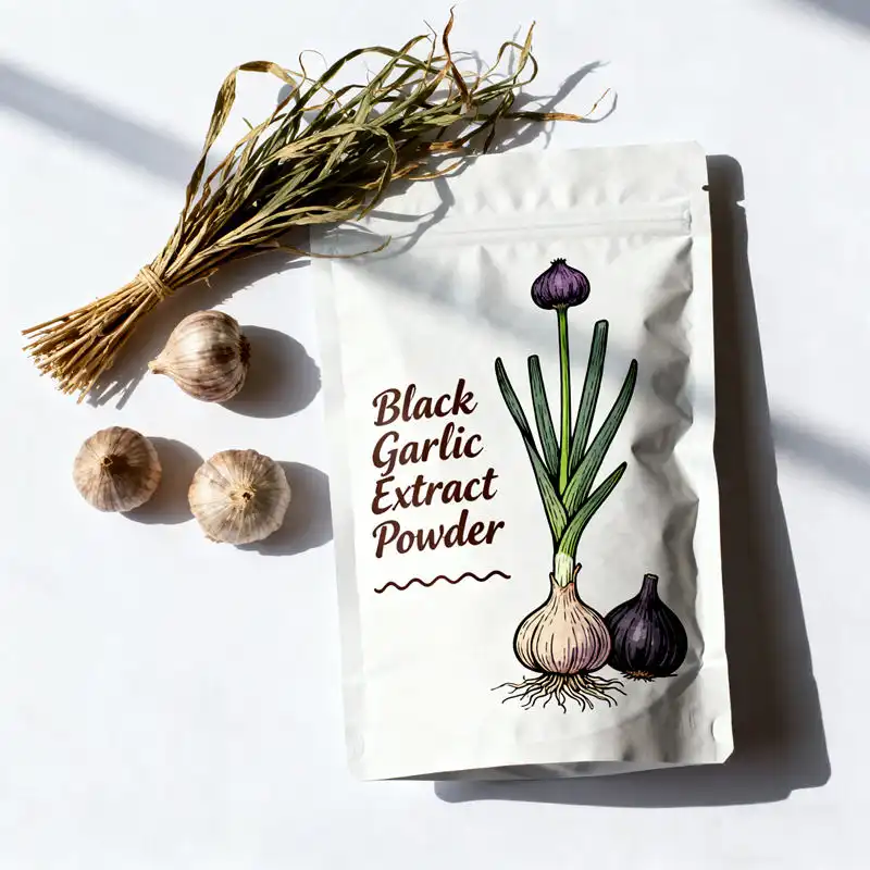 Kosttilskudd med modnet svart hvitløk